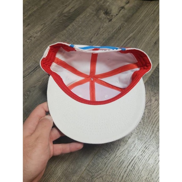 Vintage McDonalds 2 Stipe Bar Snapback Hat Cap - Picture 5 of 5